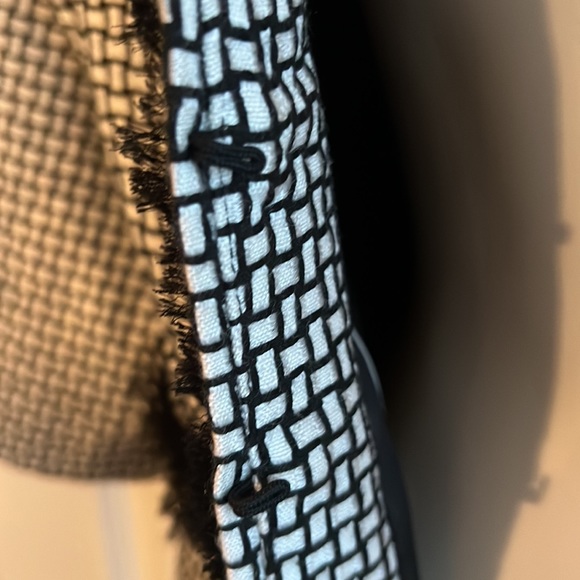 White House Black Market Black & White Checkered Blazer - Picture 3 of 8